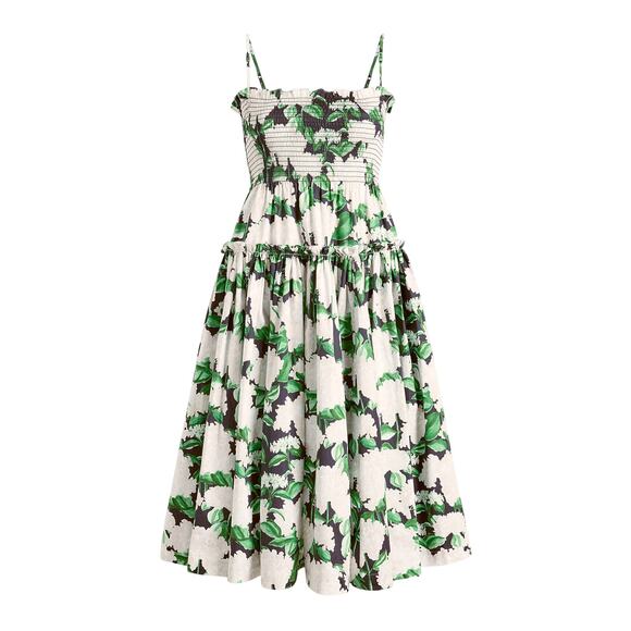 Hill House Home Dresses & Skirts - Hill House Home 'The Seraphina' Green Cotton Nap Dress Size M